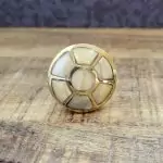 The Honeycomb Brass Cabinet Door Knob Geometric MOP Pull