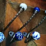 The Swirl Hook - Blue & White
