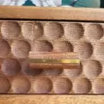 The Beech & Brass T Bar Handle Conemporary Drawer Pull