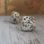 The Gilded Japan Japanese Orchid Flower Design Cabinet Knob
