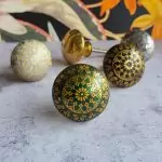 The Brass Flower forest green