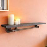 The Rusted Pipe Shelf