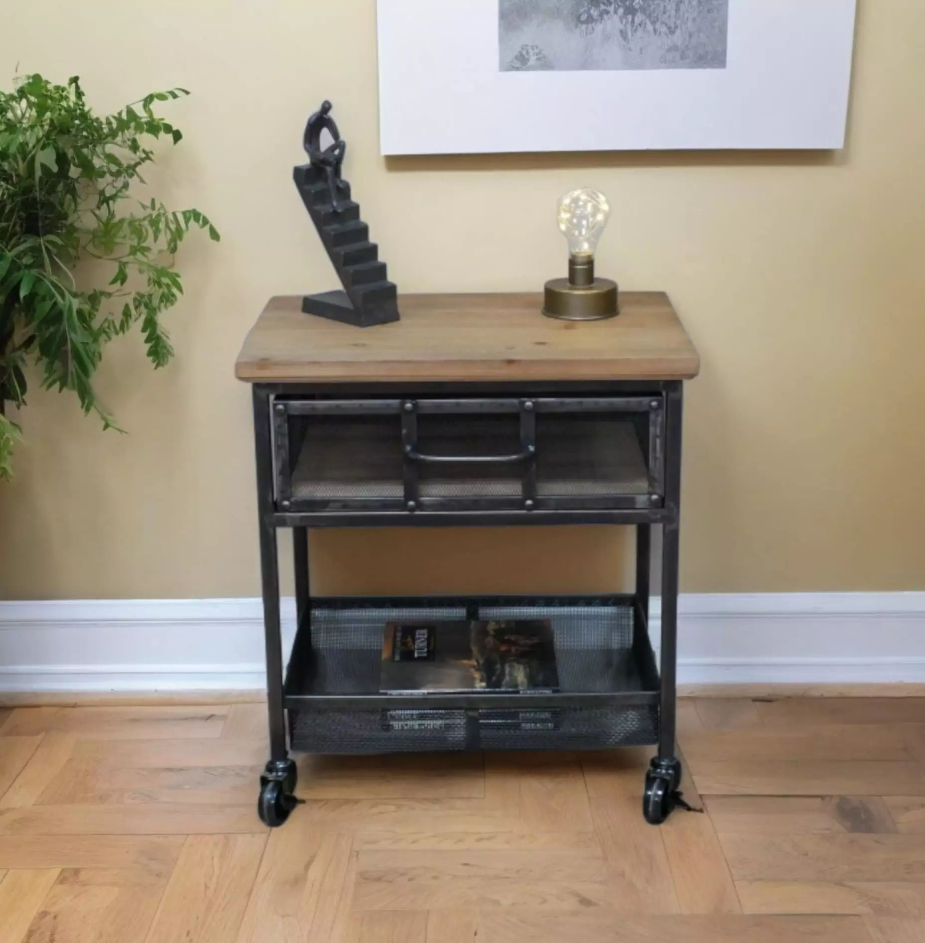 The Mesh Basket Side Table