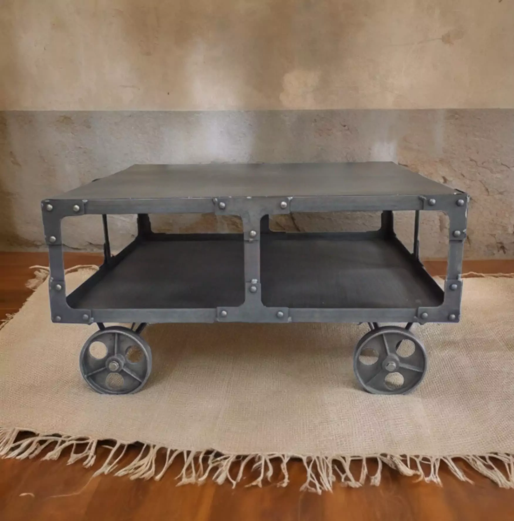 The Square Steel Coffee Table
