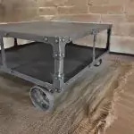 The Square Steel Coffee Table