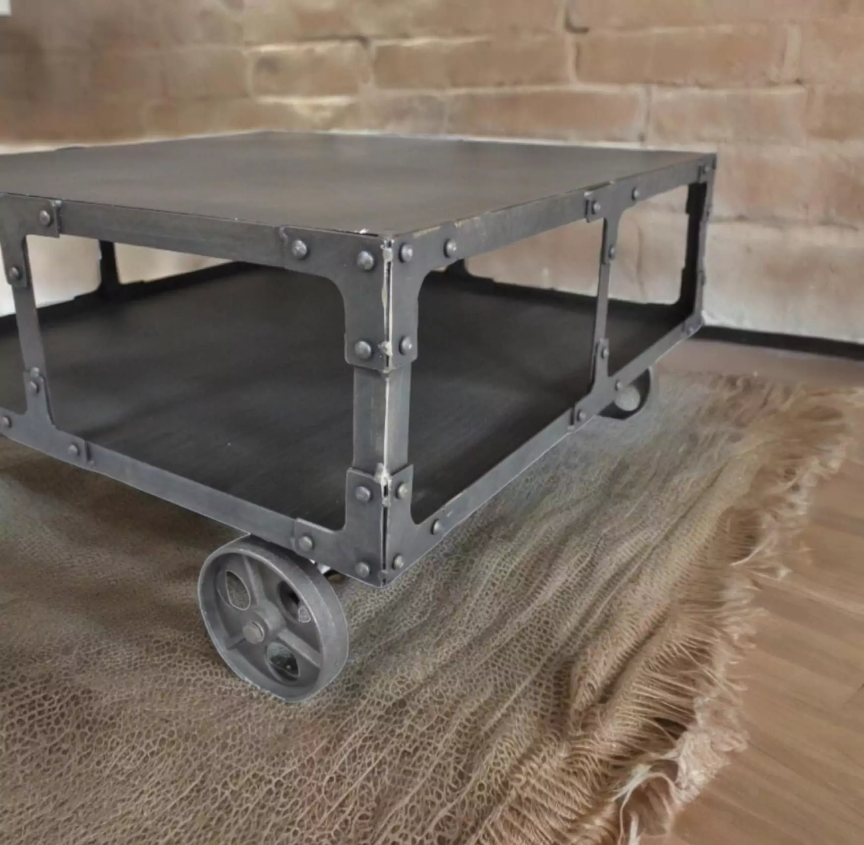The Square Steel Coffee Table