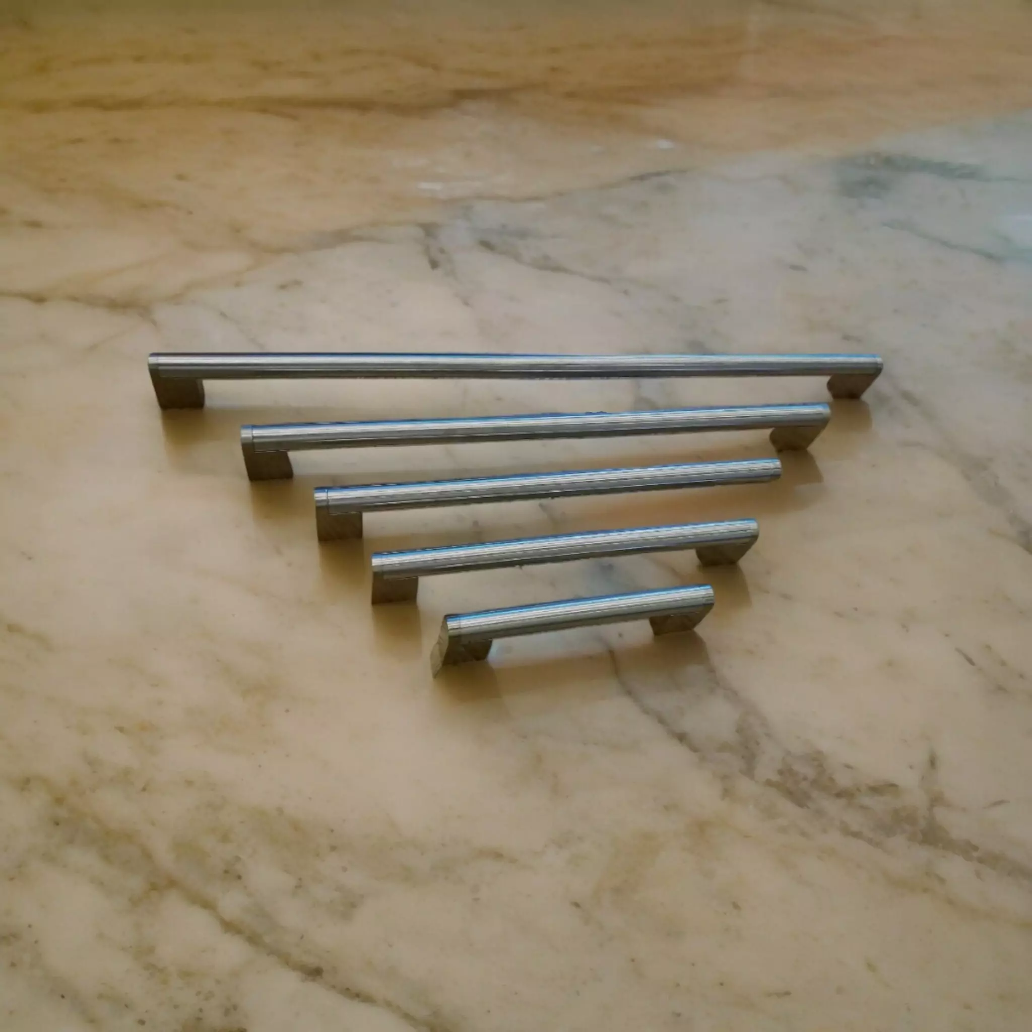 The Brushed Nickel Bar Handle - XL