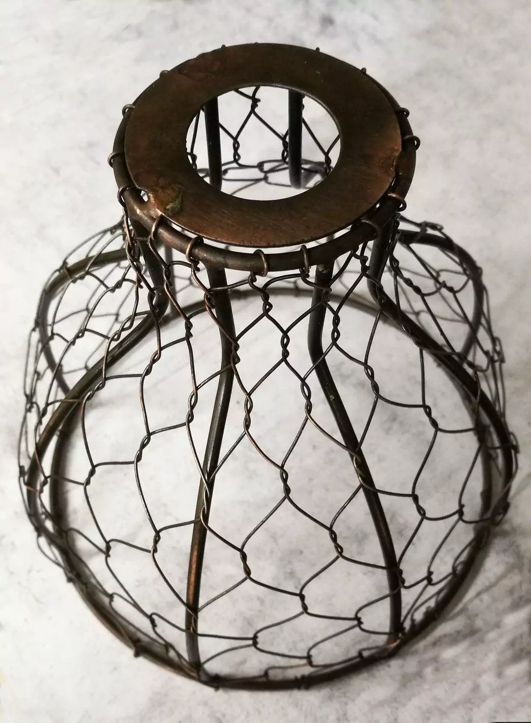The Copper Birdcage Shade
