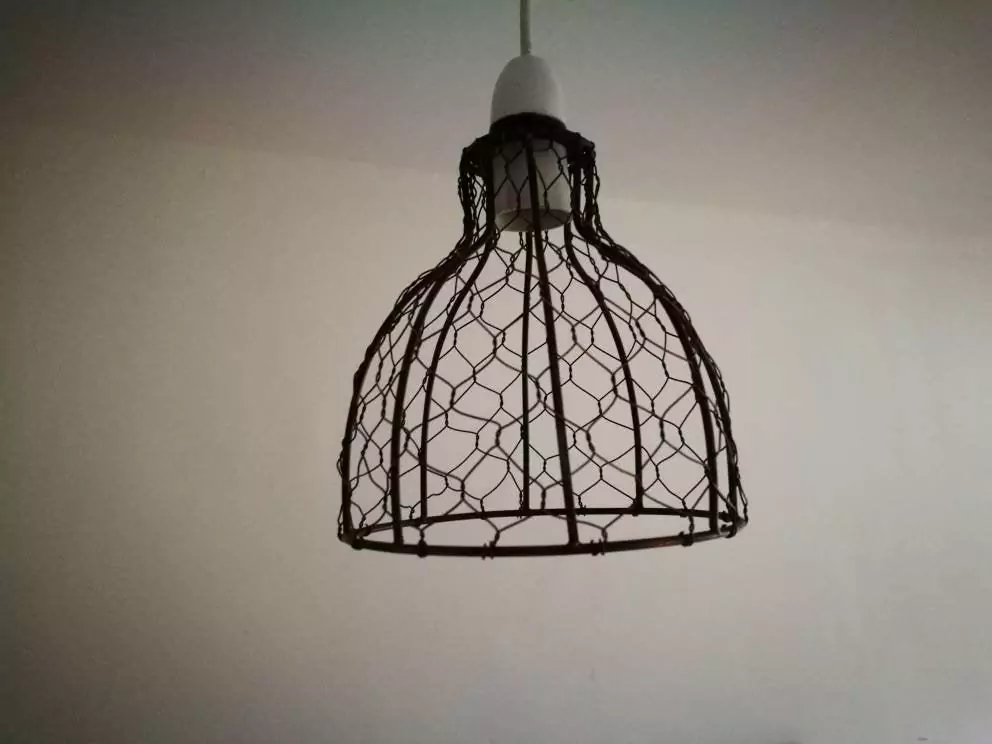 The Copper Birdcage Shade