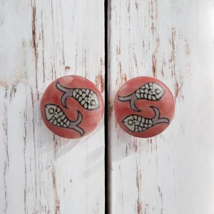 peach fish cabinet knobs