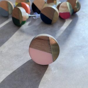 pink gold cabinet door knob