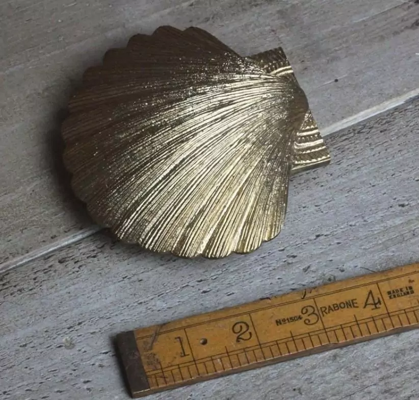 The Solid Brass Scallop Shell Knocker
