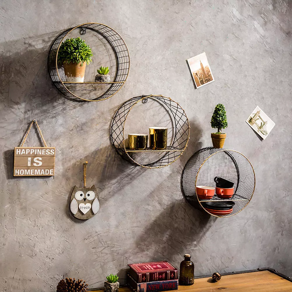 The Circular Wire Mesh Shelf