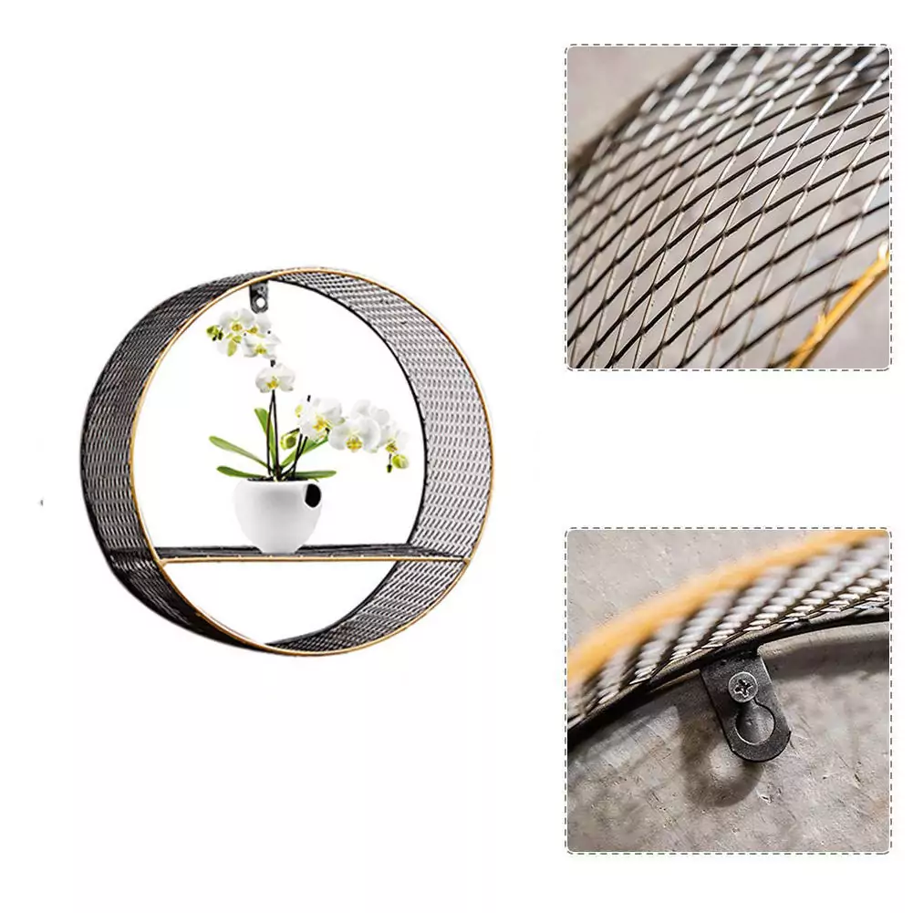 The Circular Wire Mesh Shelf
