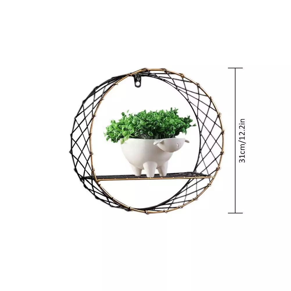 The Circular Wire Mesh Shelf