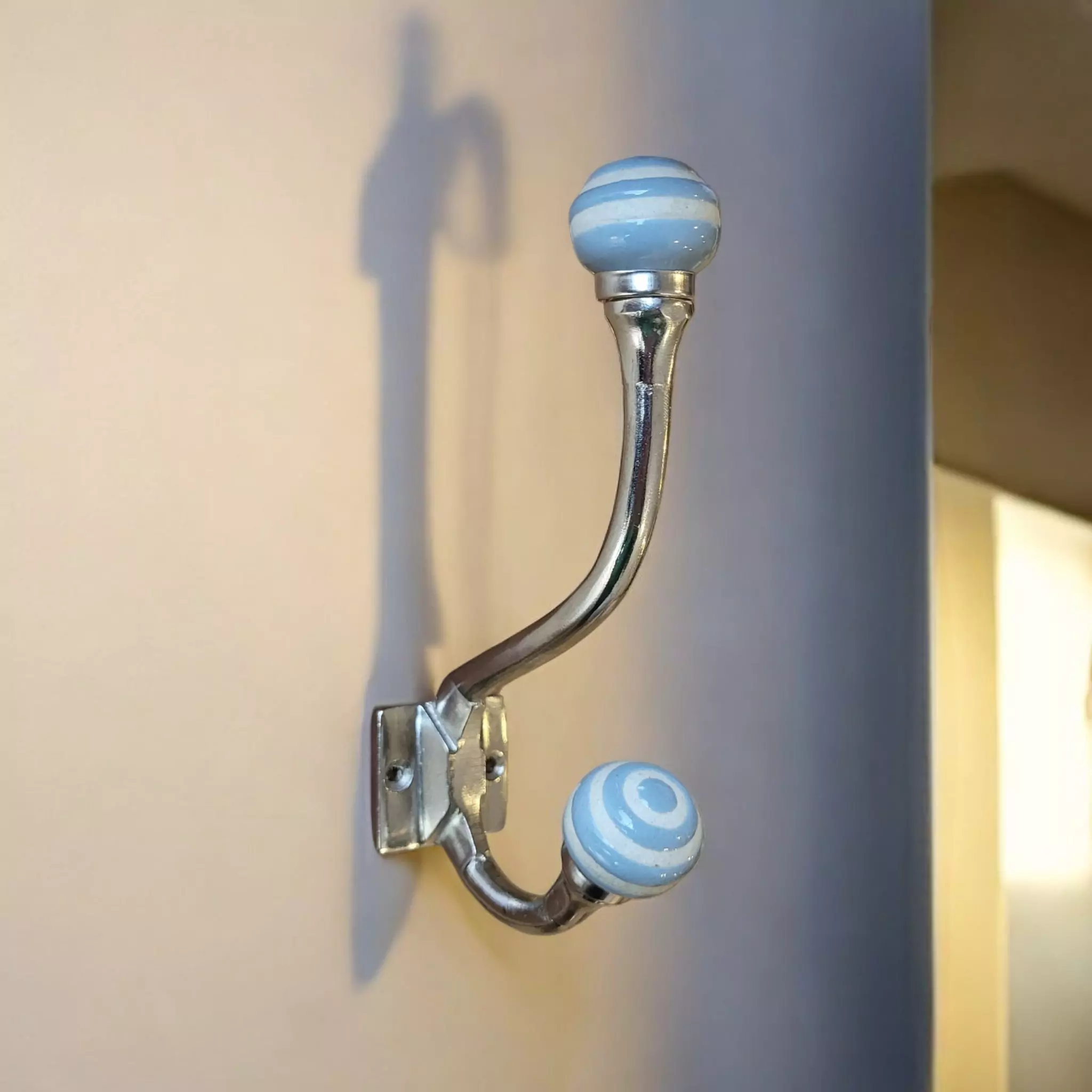 The Chrome Hook - Grey Etched Stripe